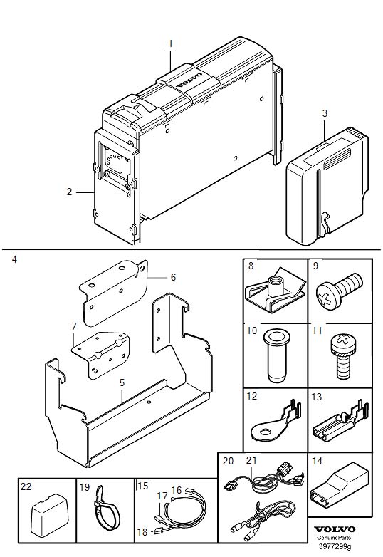 Diagram Cd changer for your Volvo S40  