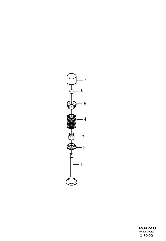 Diagram Valve mechanism for your 2024 Volvo XC60   