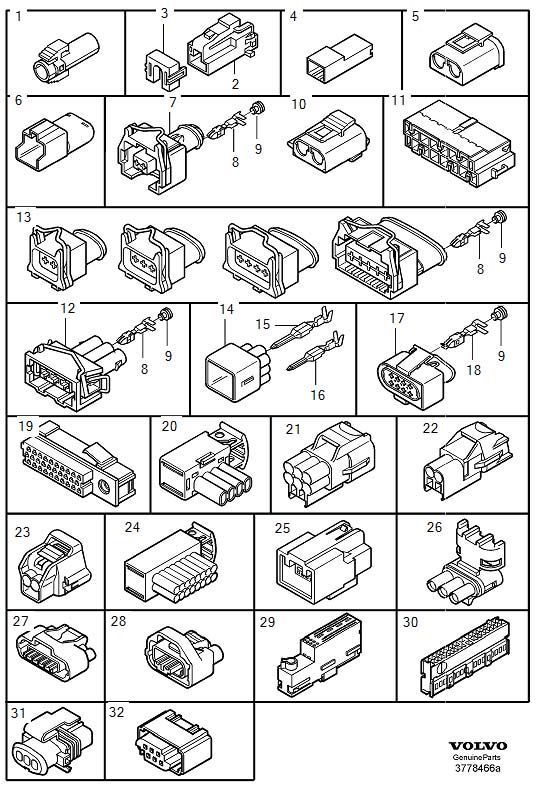 Diagram Connector for your Volvo