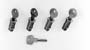 Diagram Lock kit "One key system" A lock system that makes it easier if you have load carriers and wish to add other accessories. You only need one key for up to four locks to fit the entire range of available load carriers. for your 2003 Volvo