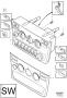 Image of HVAC Temperature Control Panel (Charcoal) image for your 1975 Volvo