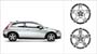 Diagram Aluminum rim Zaurak 7 x 17" for your Volvo