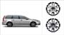 Diagram Aluminum rim "Freja" 8 x 18" Aluminum rim "Freja" 8 x 18". for your Volvo XC60