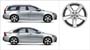 Diagram Aluminum rim "Cratus" 7 x 17" Aluminum rim "Cratus" 7 x 17". for your 2001 Volvo S40