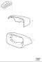Image of Door Mirror Cover (Right, Silver) image for your 2011 Volvo S40   
