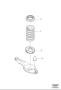 Diagram Spring rear, helical spring and torsion spring for your Volvo
