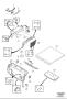 Diagram Interior trim luggage compartment for your Volvo