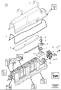 Diagram Hybrid battery and installation components for your Volvo XC90