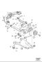 Diagram Rear suspension erad without air suspension for your Volvo EX90