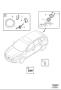 Diagram Park assist camera rear for your 2011 Volvo