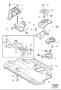 Diagram Engine mountings for your 2011 Volvo XC60