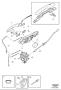 Diagram Lock and handle front door for your Volvo XC90