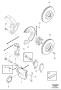 Diagram Front wheel brake for your 2010 Volvo XC90