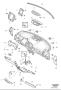 Diagram Dashboard body parts for your 2025 Volvo EX90