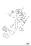 Diagram Brake control brake pedal for your Volvo Polestar 4