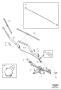 Diagram Windshield wipers, windscreen wipers for your 2016 Volvo XC90