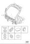 Diagram Seals body, cargo compartment for your Volvo S60