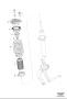 Diagram Suspension front, coil spring and torsion spring for your 2022 Volvo V60