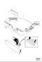 Image of Internal Rearview Mirror. image for your 2000 Volvo S40   