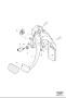 Diagram Brake control brake pedal for your Volvo Polestar 4