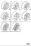 Image of Wheel. 5 Double Spoke Matt Diamond Cut. (19&quot;, 8, 5x19&quot;, Graphite, Colour code: 978... image for your Volvo S60 Cross Country  
