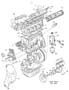 Diagram Engine with fittings for your Volvo 960