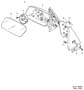Diagram Door mirrors, manual, rear view mirror, manually operated for your 2016 Volvo V60