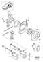 Diagram Rear wheel brake awd for your 2024 Volvo XC90