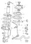 Diagram Front spring suspension for your 2000 Volvo