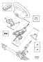 Diagram Steering column for your Volvo XC60