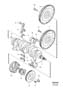 Diagram Crank mechanism 5-Cylinder TURBO for your 1999 Volvo V70 2.3l 5 cylinder Turbo