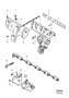 Diagram Exhaust manifold, Diesel for your Volvo