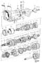 Diagram Automatic gearbox, gearbox housing with planetary drive, centre support-output shaft for your 2009 Volvo