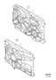 Diagram Fan, fan shroud and clutch, Diesel 6-Cylinder for your Volvo