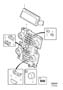 Diagram Control units Infotainment Control Module (icm). Climate Control Module (ccm). for your Volvo V50