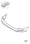 Diagram Rear bumper colourmatched 2007- for your Volvo