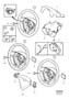 Diagram Steering wheel for your 2005 Volvo V50