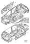 Diagram Seals body front for your 2017 Volvo XC90