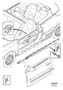 Diagram Decor moldings for your 2012 Volvo V50