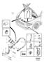 Diagram Auxiliary heater electrically operated exc (ca), (us) for your 1999 Volvo
