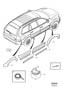 Diagram Fender flare accessory kits 2007- for your Volvo