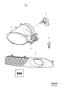 Diagram Fog lamp for your Volvo