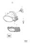 Diagram Fog lamp for your 1996 Volvo