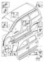 Diagram Trim mouldings for your 2004 Volvo S80