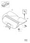 Diagram Hard cargo compartment cover for your 2006 Volvo S80