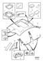 Diagram Sill moulding headlining S40 for your 2009 Volvo XC70