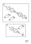Diagram Drive shafts repair kits front for your Volvo