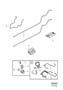 Diagram Fuel lines from tank to engine 5-Cylinder for your Volvo