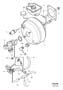 Diagram Master cylinder control cylinder 8-Cylinder for your Volvo