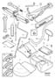 Diagram Tools and jack for your 1976 Volvo 240 2.0l SideDraught Carb